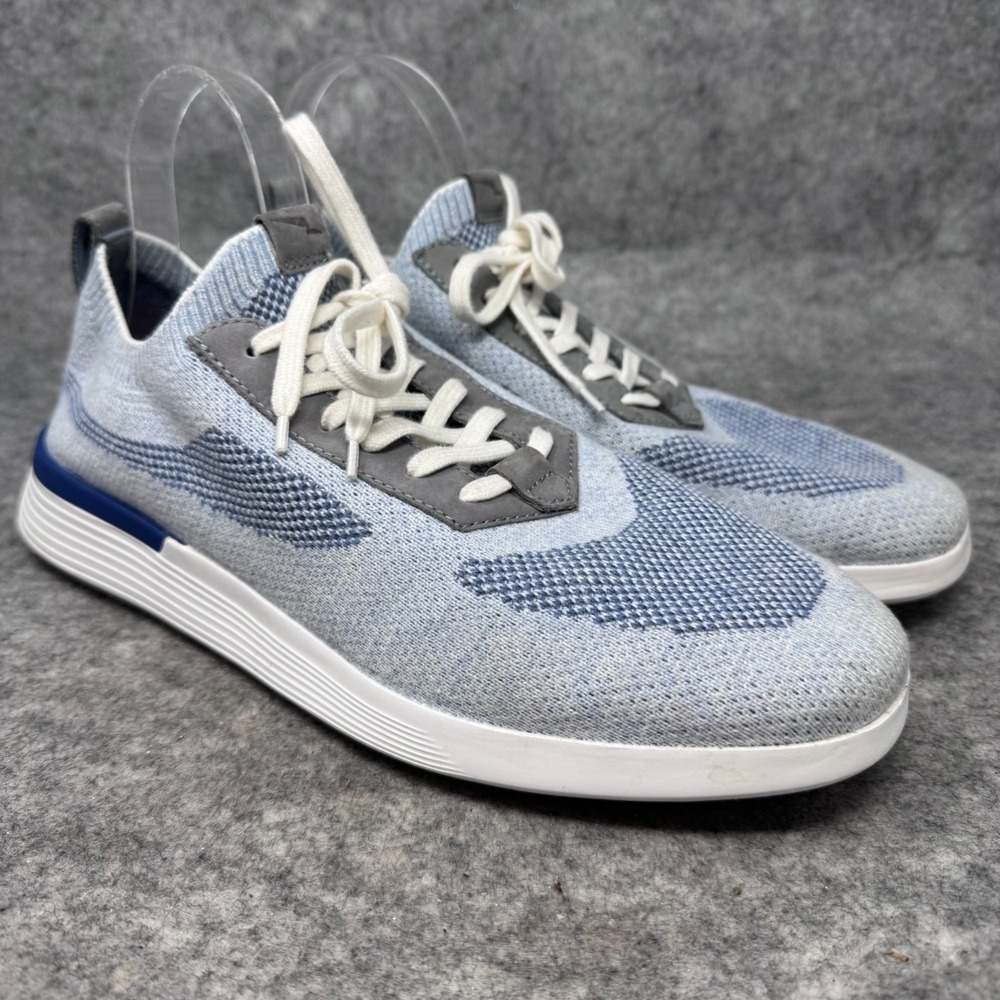 Wolf and Shepherd SupremeKnit Trainer Casual Sneakers Dusty Blue Mens size 9